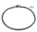 Gold-Tone Stainless Steel Cuban Bracelet 3-11mm