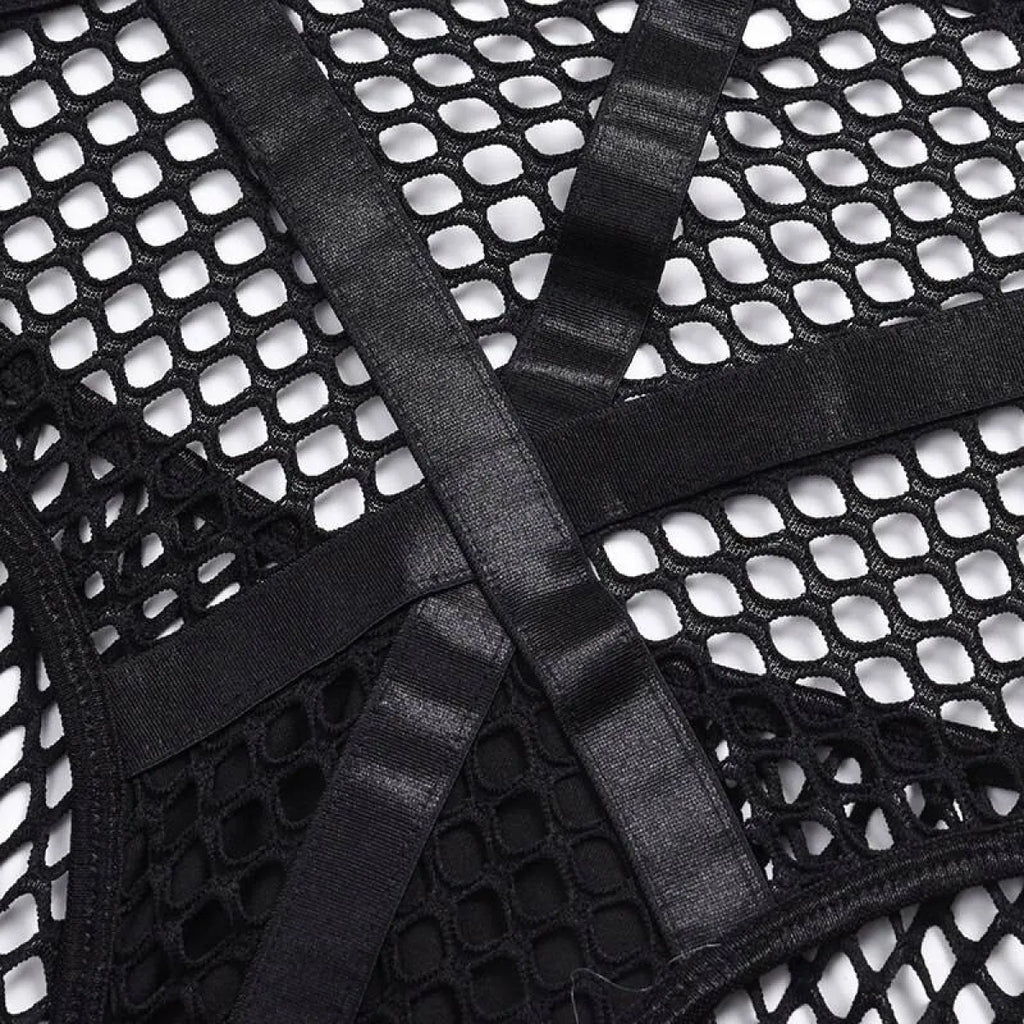 Gothic Fishnet Bodysuits