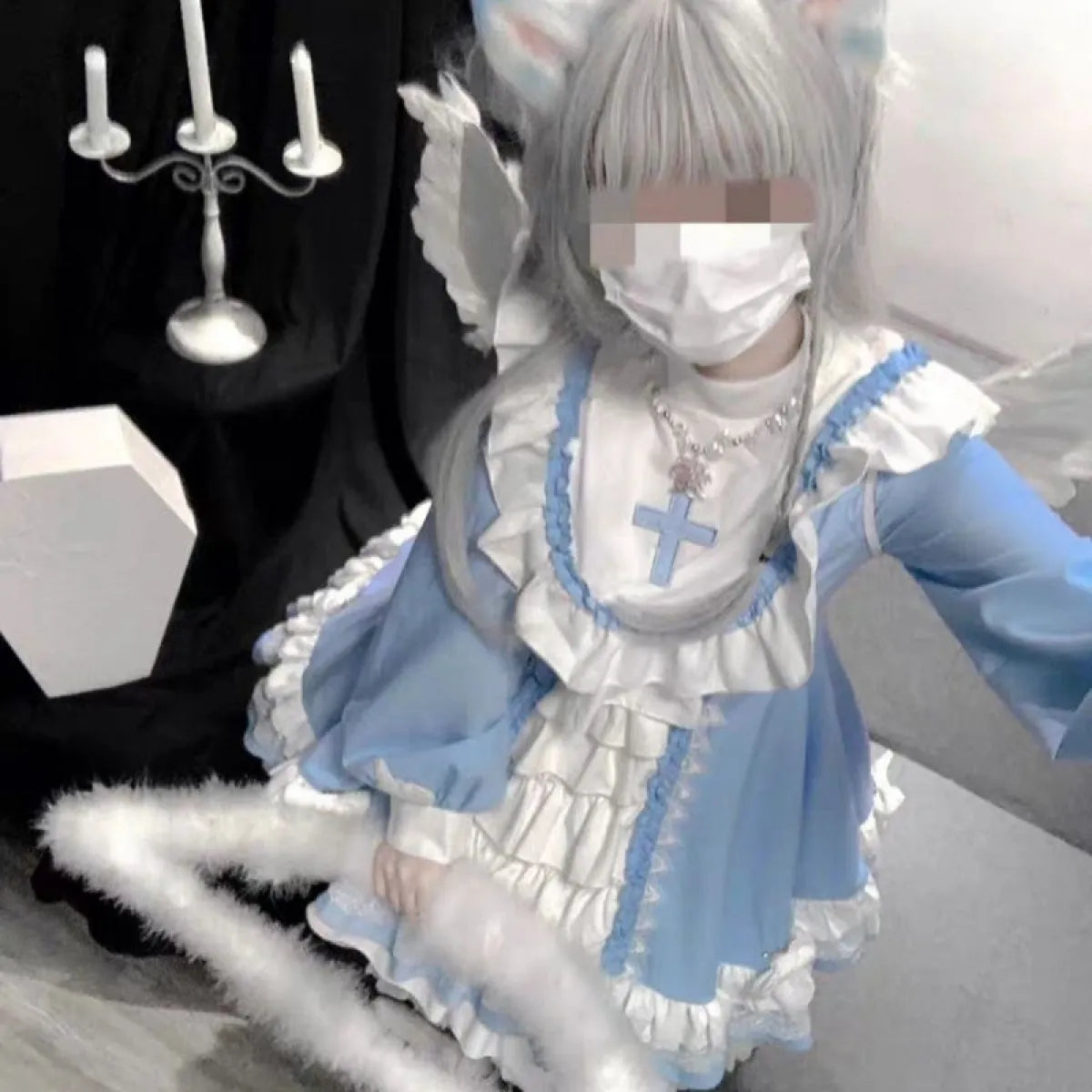 Gothic Lolita Ruffle Dress
