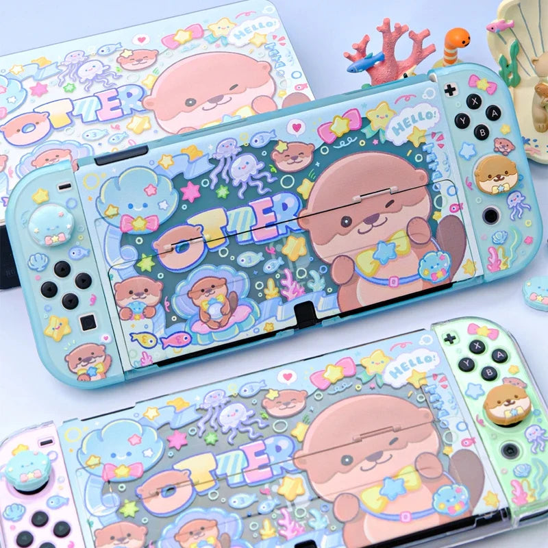 Kawaii Otter Nintendo Switch Case