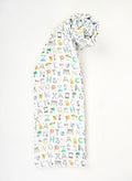 Shawl Blanket - NYC Alphabet Soup