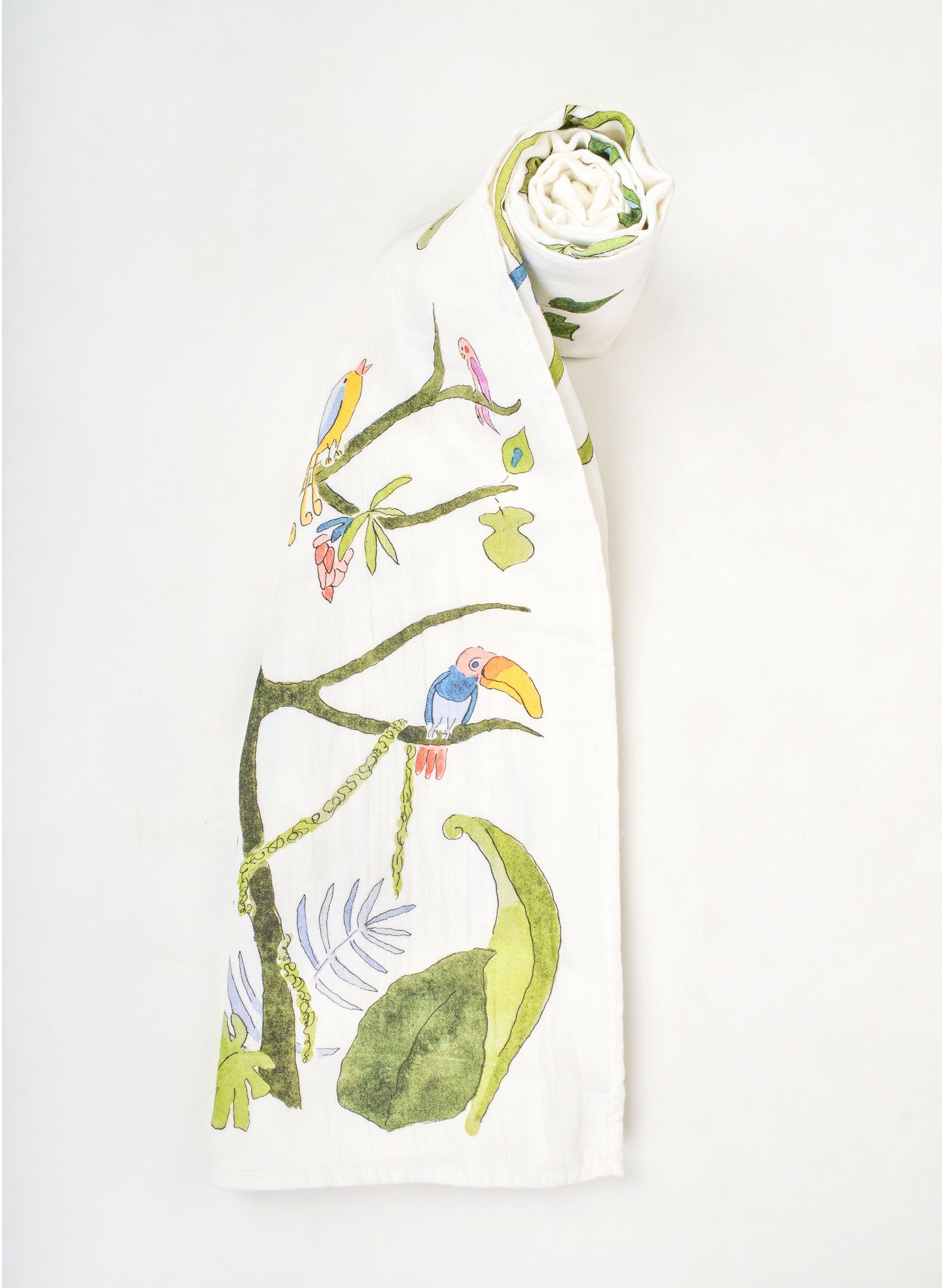 Shawl Blanket - Tropical Chinoiserie