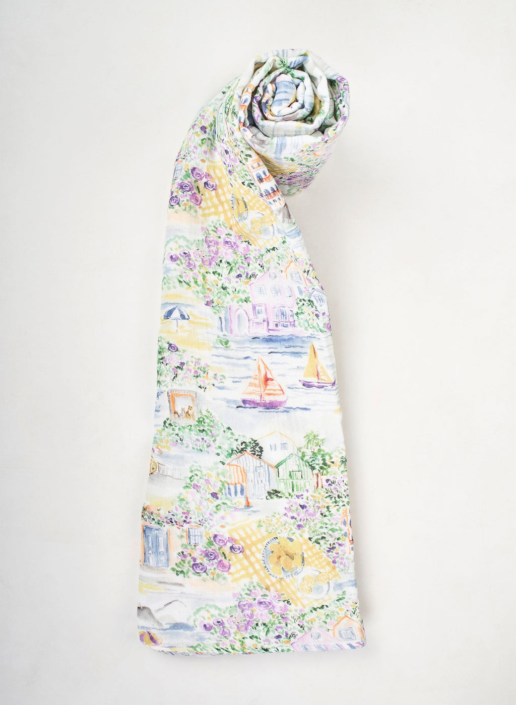 Tummytime Bib & Shawl Blanket Set - Limoncello