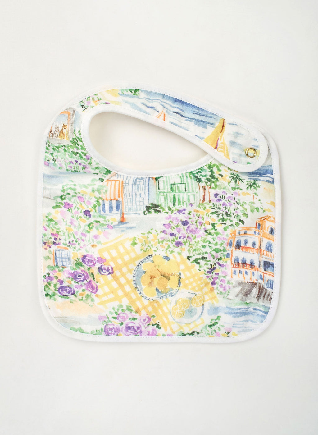 Tummytime Bib & Shawl Blanket Set - Limoncello
