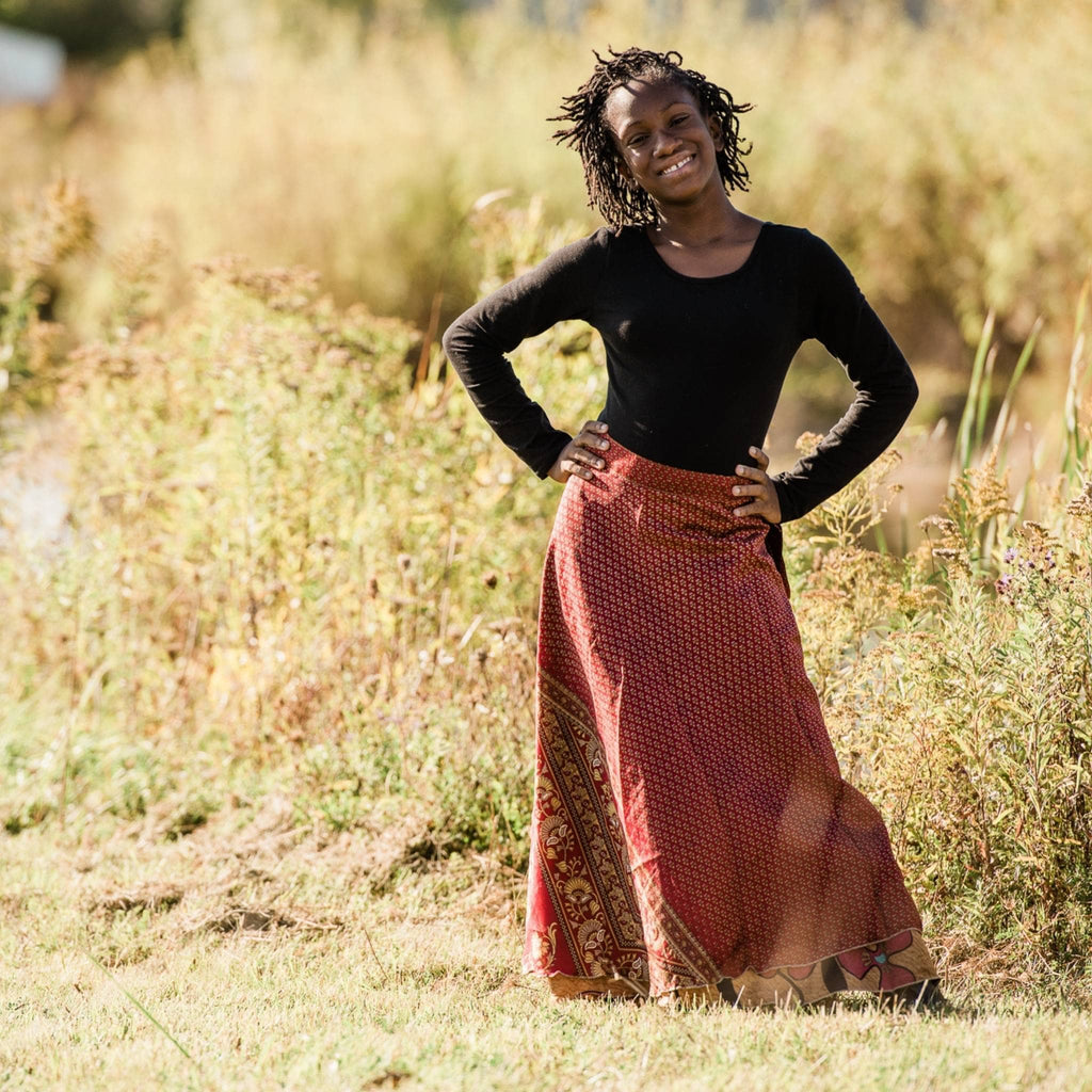 Kids Skirt – Recycled Sari Magic