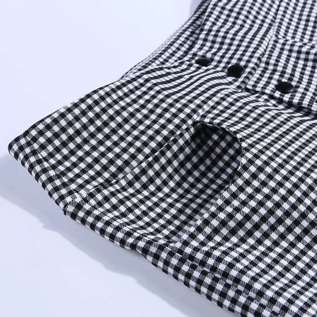 Korean Plaid Pants