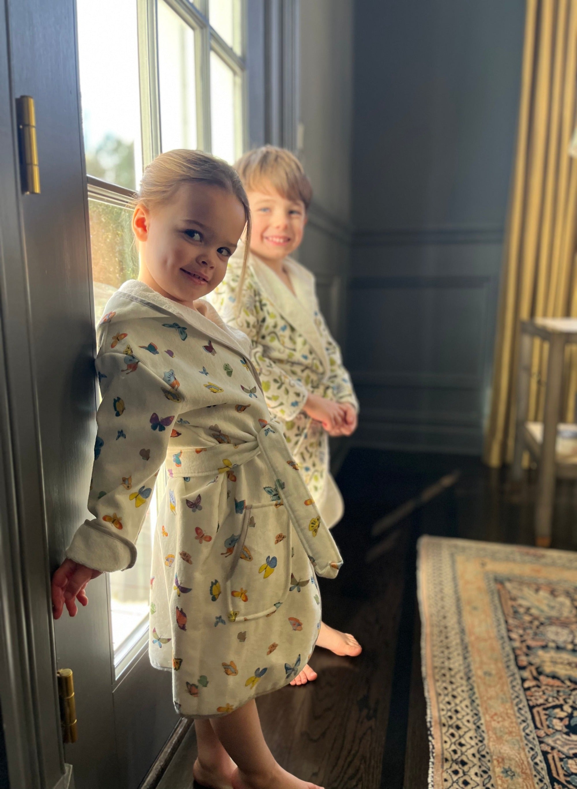 Greenwich Bathrobe - Madame Butterfly