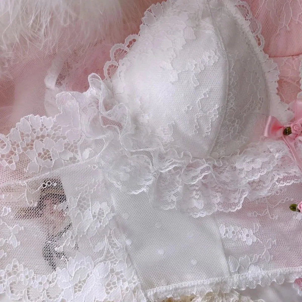 Sweet Lace Bow Lingerie Set