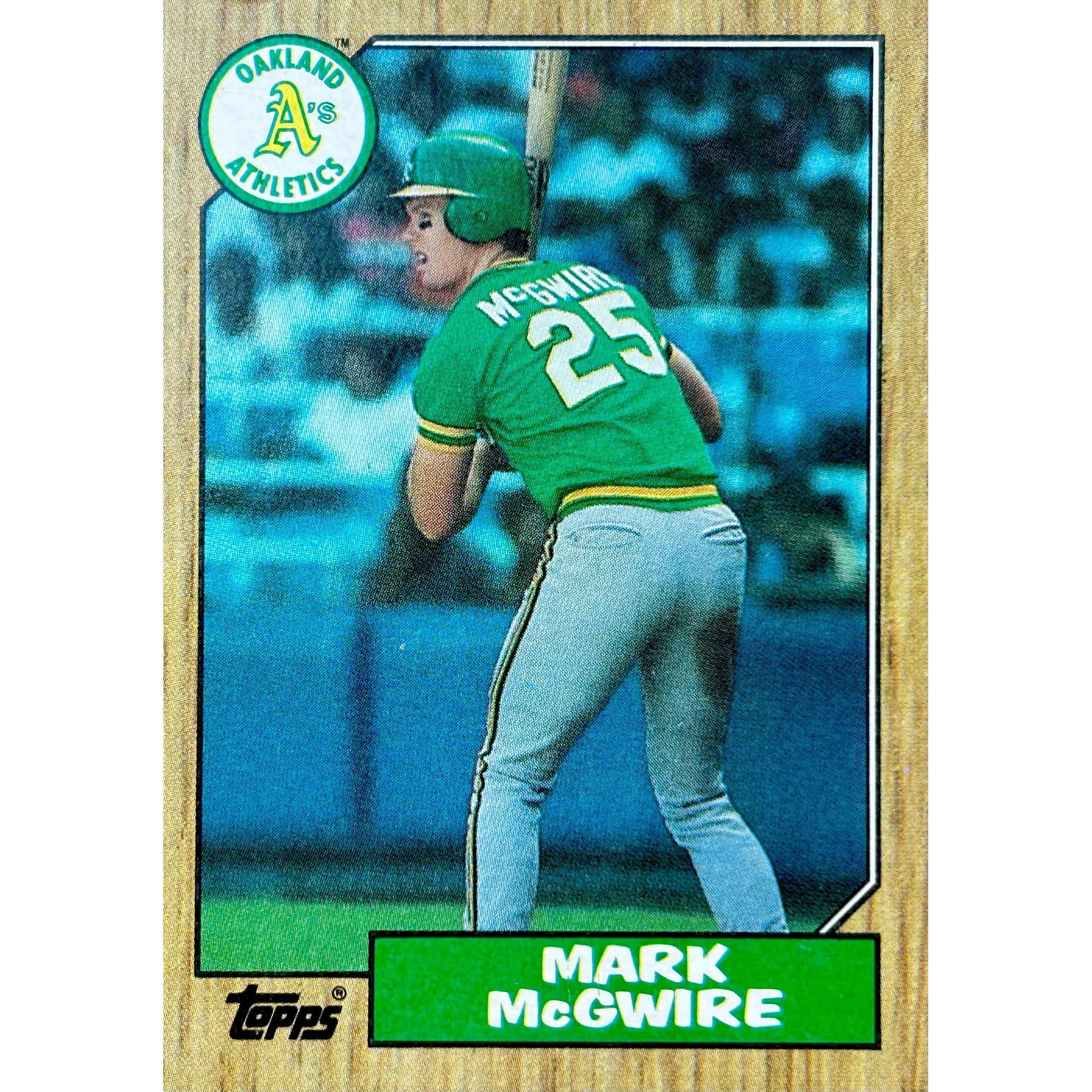 Mark McGwire Baseball Card Belts