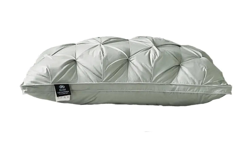 Feather Pillows with White Goose Neck Guards (Pair)