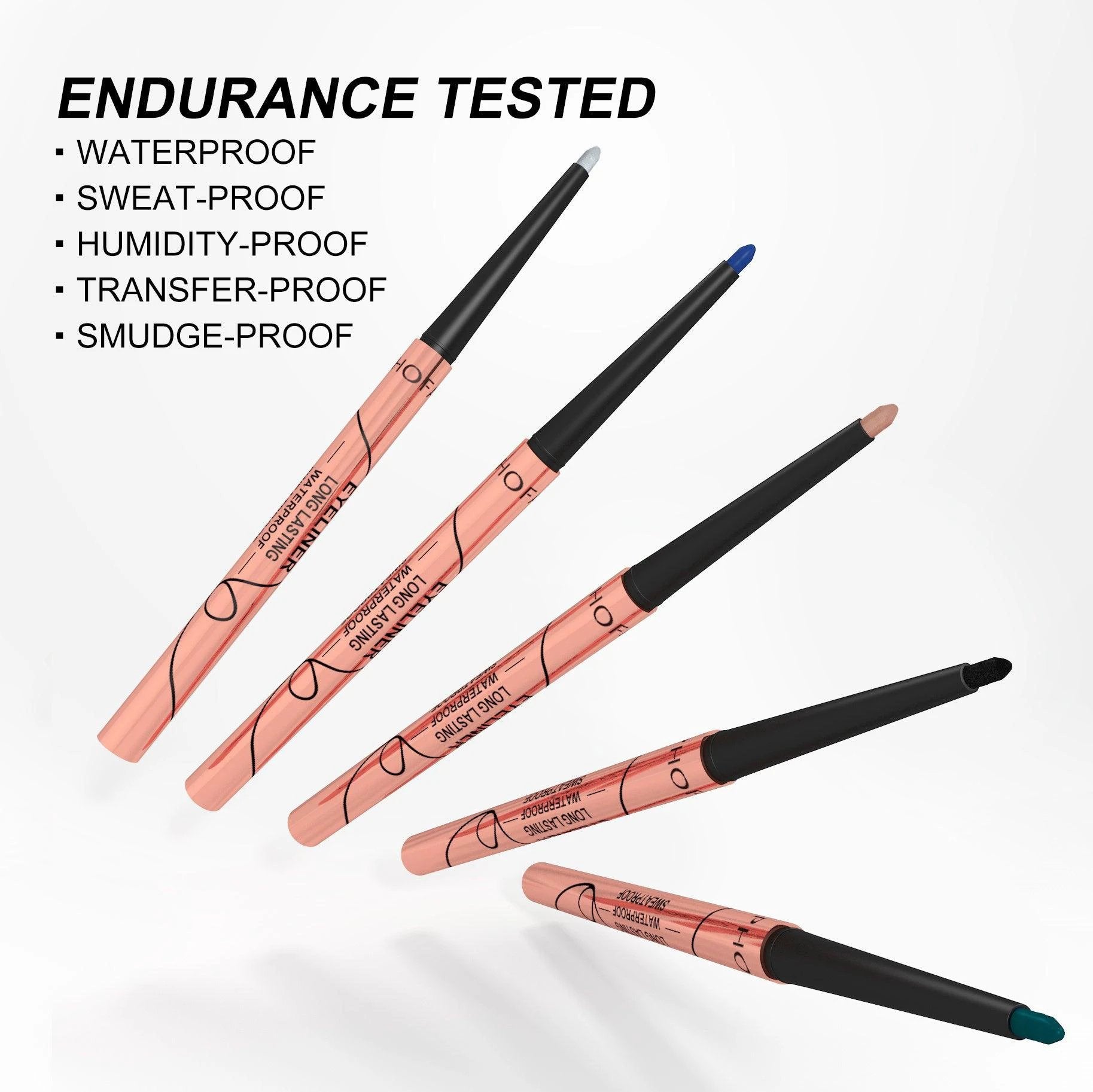 PHOFAY Colorful Waterproof Eyeliner Set - Unleash Your Creativity with Bold, Long-lasting Colors