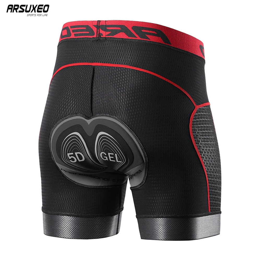 Men's 5D Gel Padded Cycling Shorts