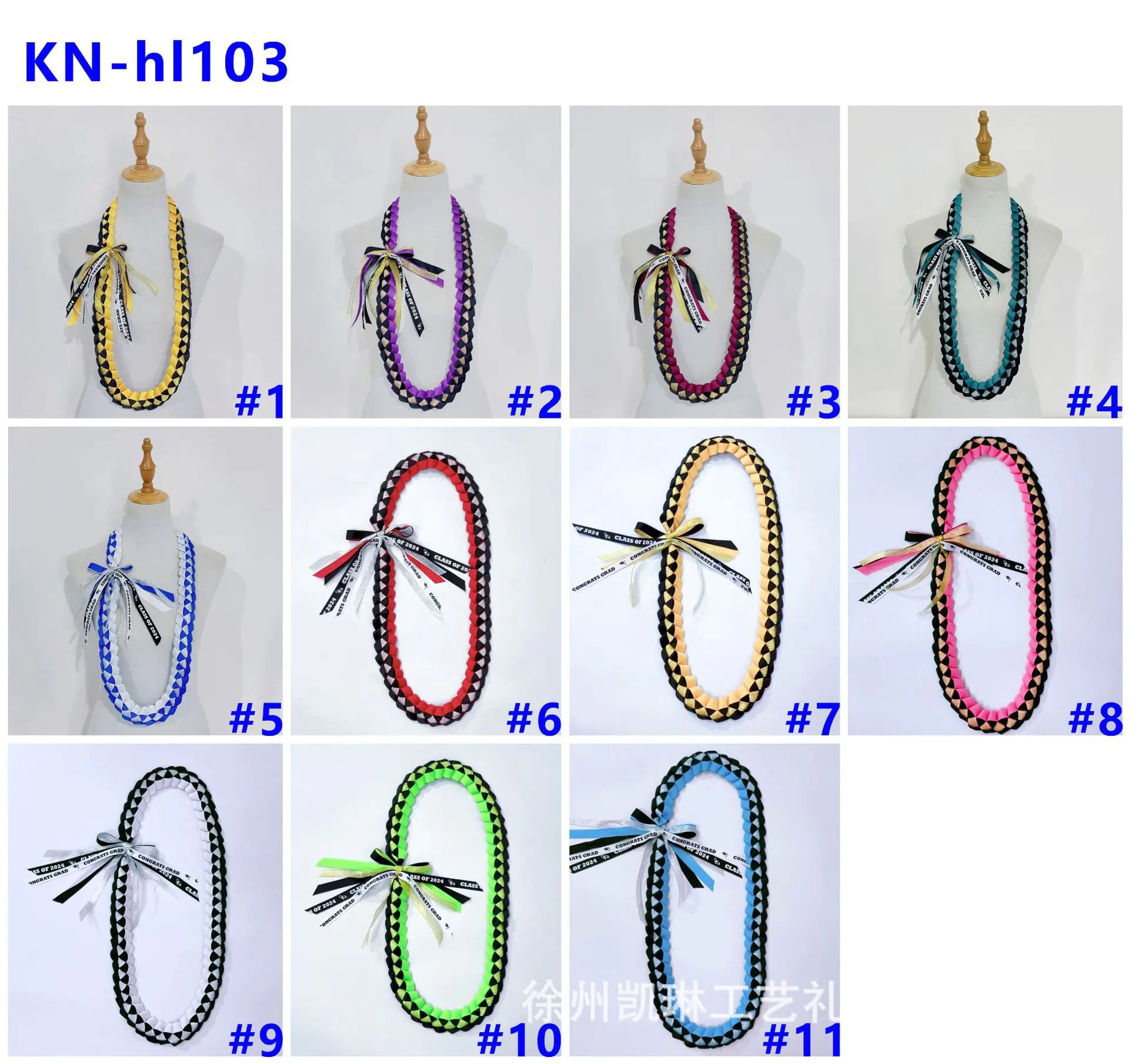 Handmade Graduation Honor Floral Wreath Sash 2024