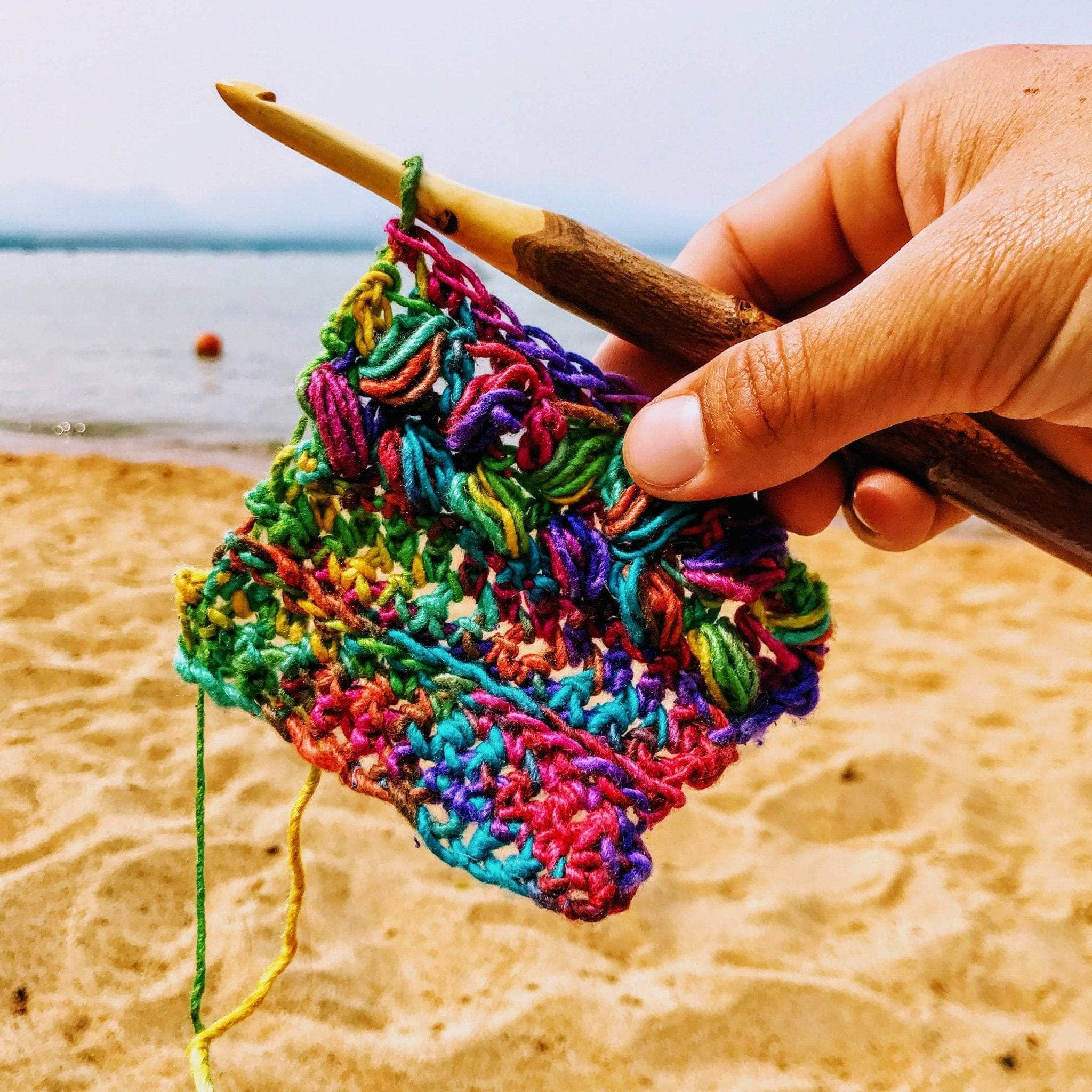 Rainbow Meadows Cowl Crochet Kit
