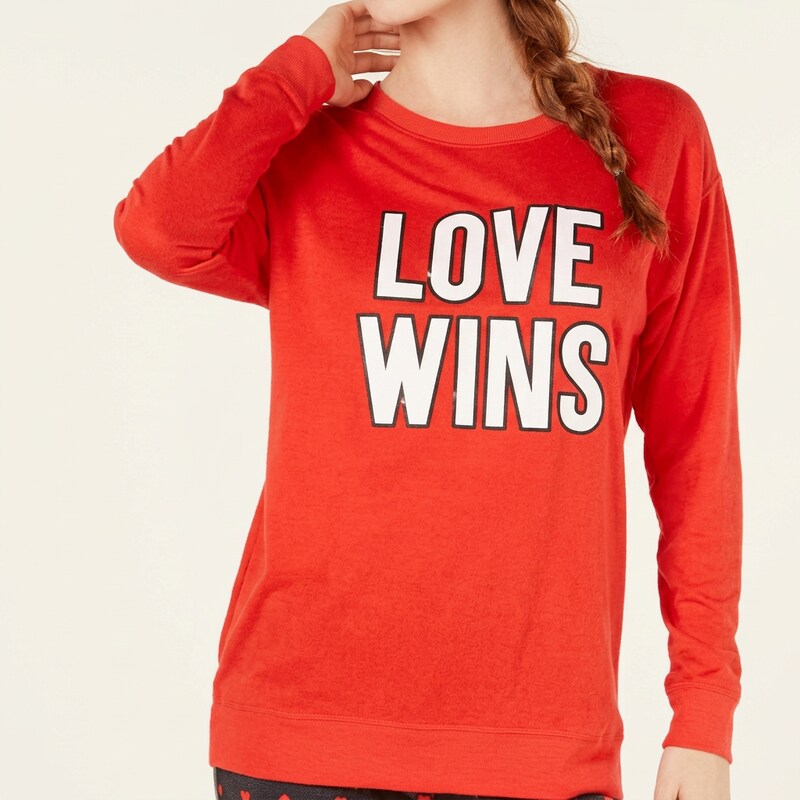 Jenni Women's Tunic Love Wins Size Medium