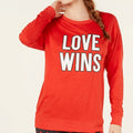 Jenni Women's Tunic Love Wins Size Medium