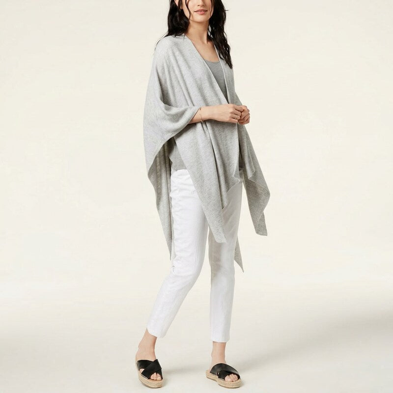 Calvin Klein Ombre Metallic Wrap, White One Size