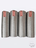 Lot of 4 Deflecto Semi-Rigid Aluminum Duct 6" x 8' A068/4-A