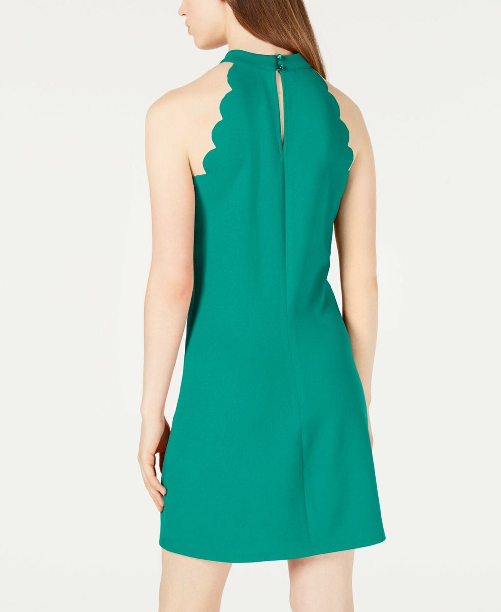 BCX Womens Juniors Sleeveless Halter Scuba Dress