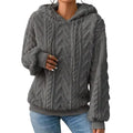 Women's Thick Plush Hoodie Sweatshirt for Autumn Winter