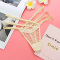 Seamless Elastic Thongs