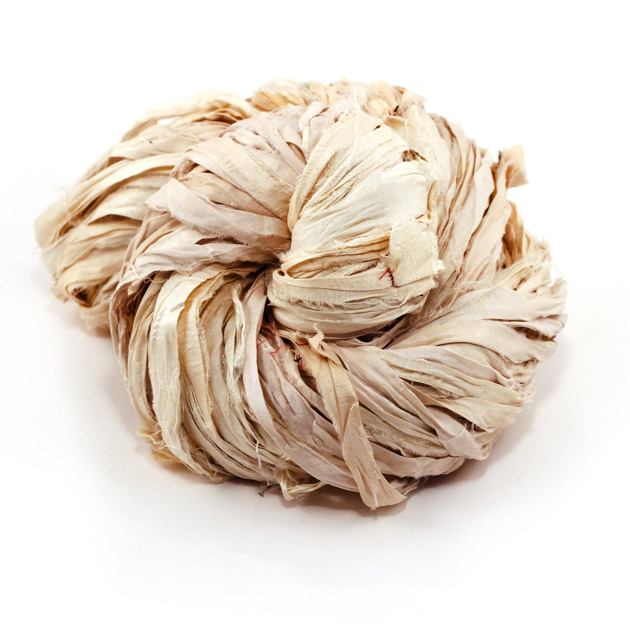 Vintage Ivory- Dyable Small Batch Sari Ribbon