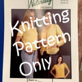 New Hand Knit Yarns by Naturally C223 Sweater Cardigan Knitting Pattern
