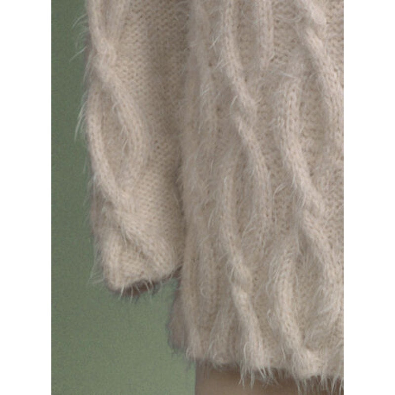 New Sue McCain Vermont Fiber Designs 125 Simple Cable Pullover Knitting Pattern