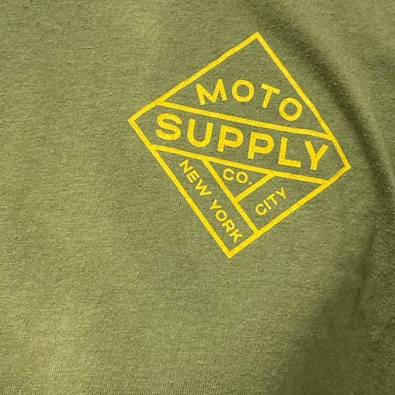 Goodfellow & Co Mens Large Motorcycle Classic Fit Short Sleeve Cotton Blend Tee