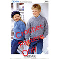 New Sirdar 4068 Denim Tweed DK Children's Sweater Crochet Pattern