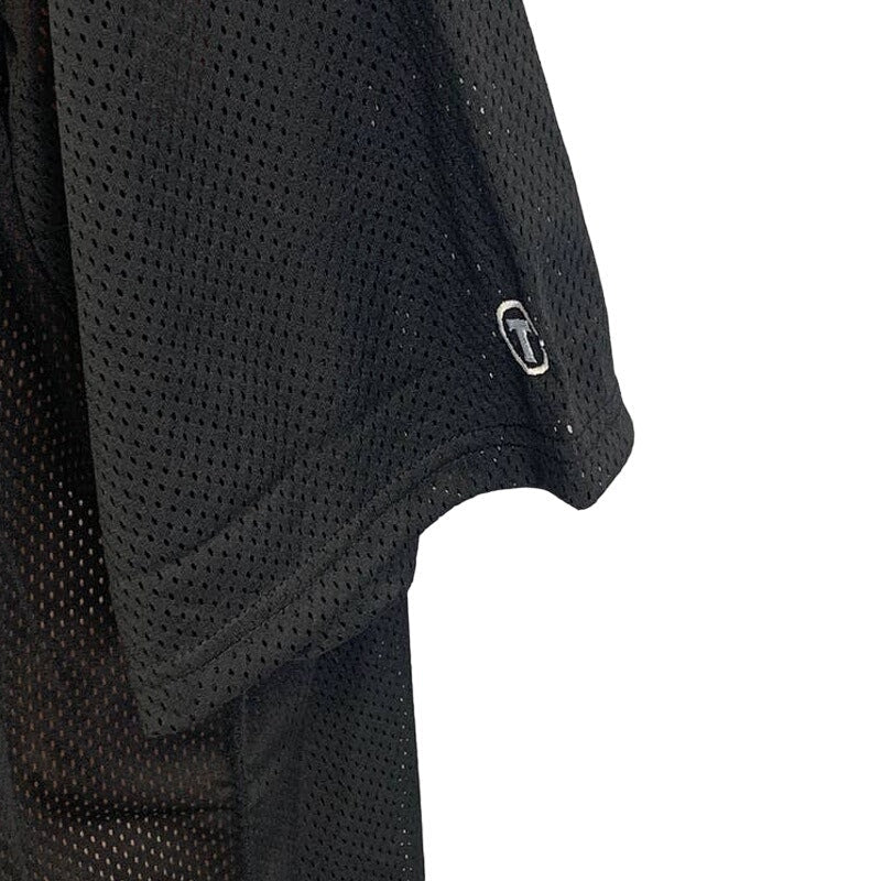 New Hand Printed #1 Dad 3XL Short Sleeve Mesh 1/4 ButtonUp Baseball Jersey Shirt