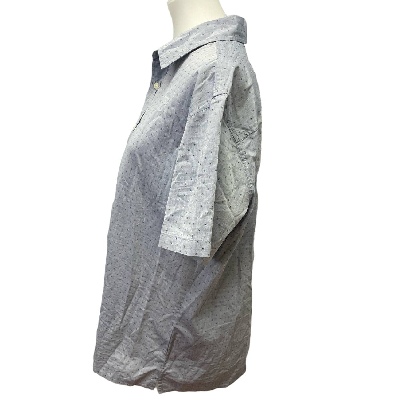 Goodfellow & Co Mens Large 100% Cotton Short Sleeve Button Down Casual Shirt