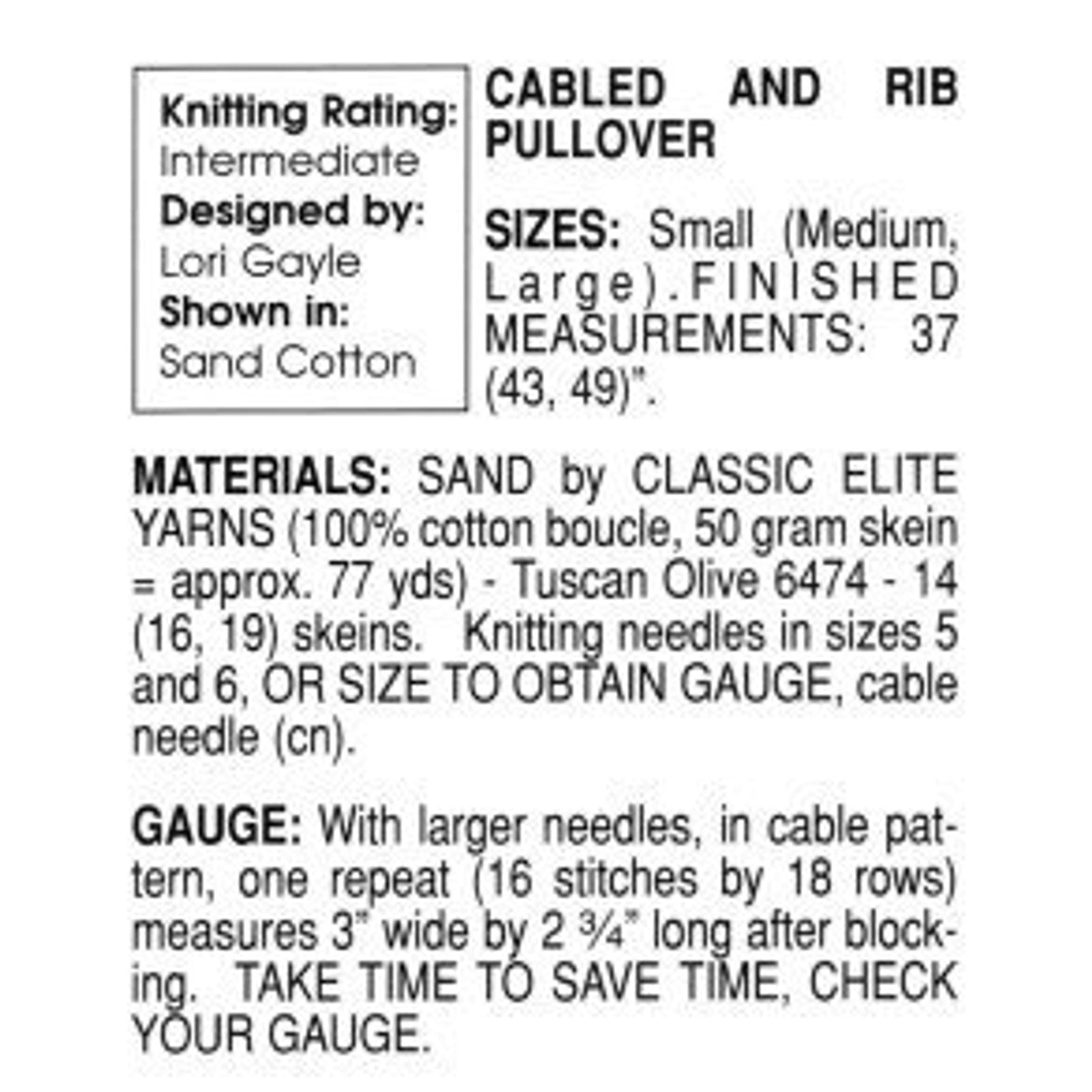 NWT Classic Elite Yarn 696 Morning Daisies Newly Washed Knitting Sweater Pattern