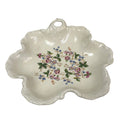 Vintage 1986 Handmade Ceramic Flower Shaped Wildflower Candy Dish Bowl For Sandy