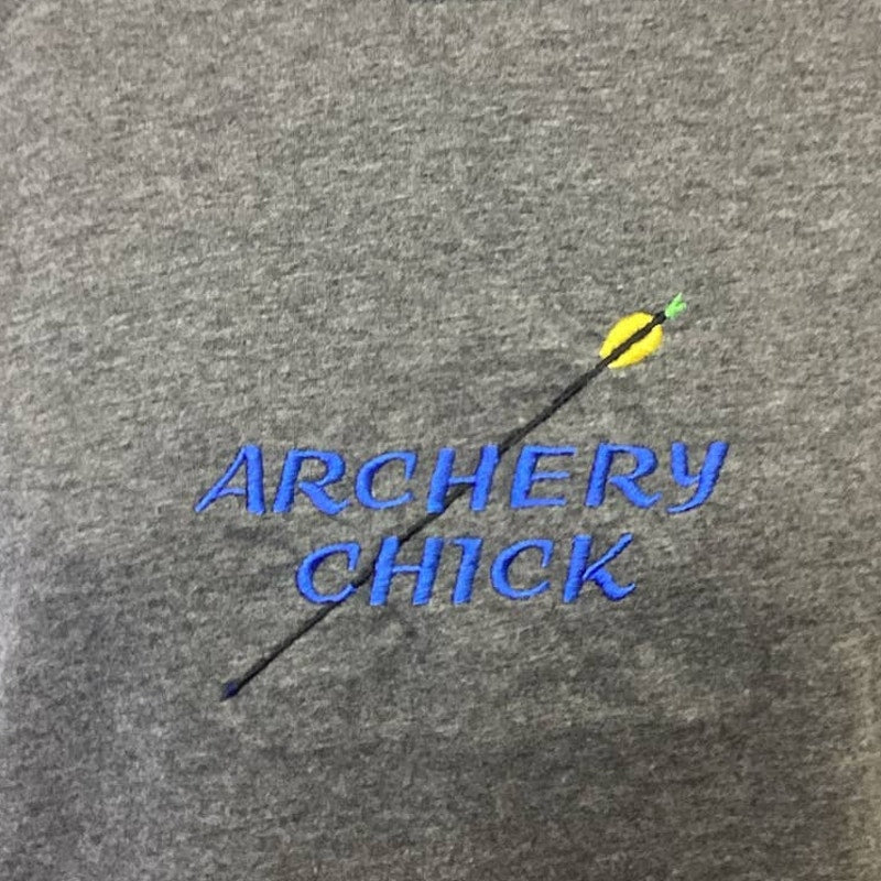 Danskin Womens XXL Archery Chick Short Sleeve Cotton Blend Crew Neck Tee Shirt