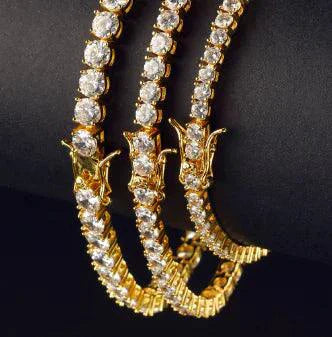 18K Gold Plated Zircon Tennis Bracelet