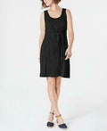 Style & Co Petite Sleeveless Tie-Front Dress